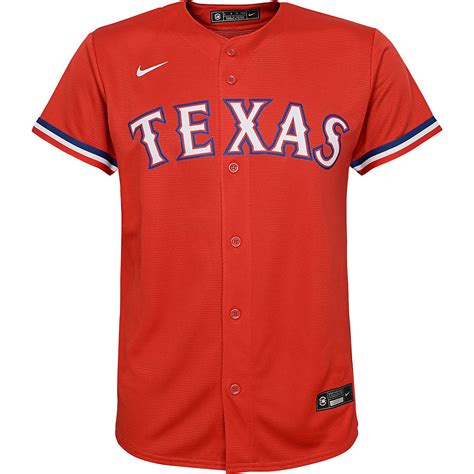 texas rangers nike official replica home jersey - youth|texas rangers world series jersey.